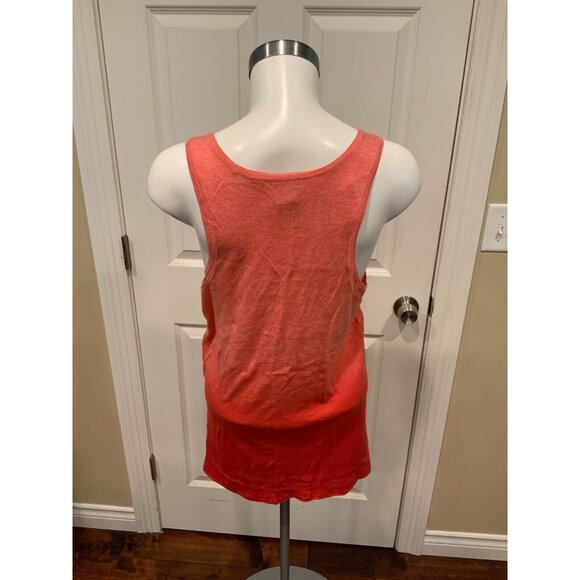 BCBGMaxAzria Red Ombre Knit Tank Top, Size Small - Picture 4 of 5